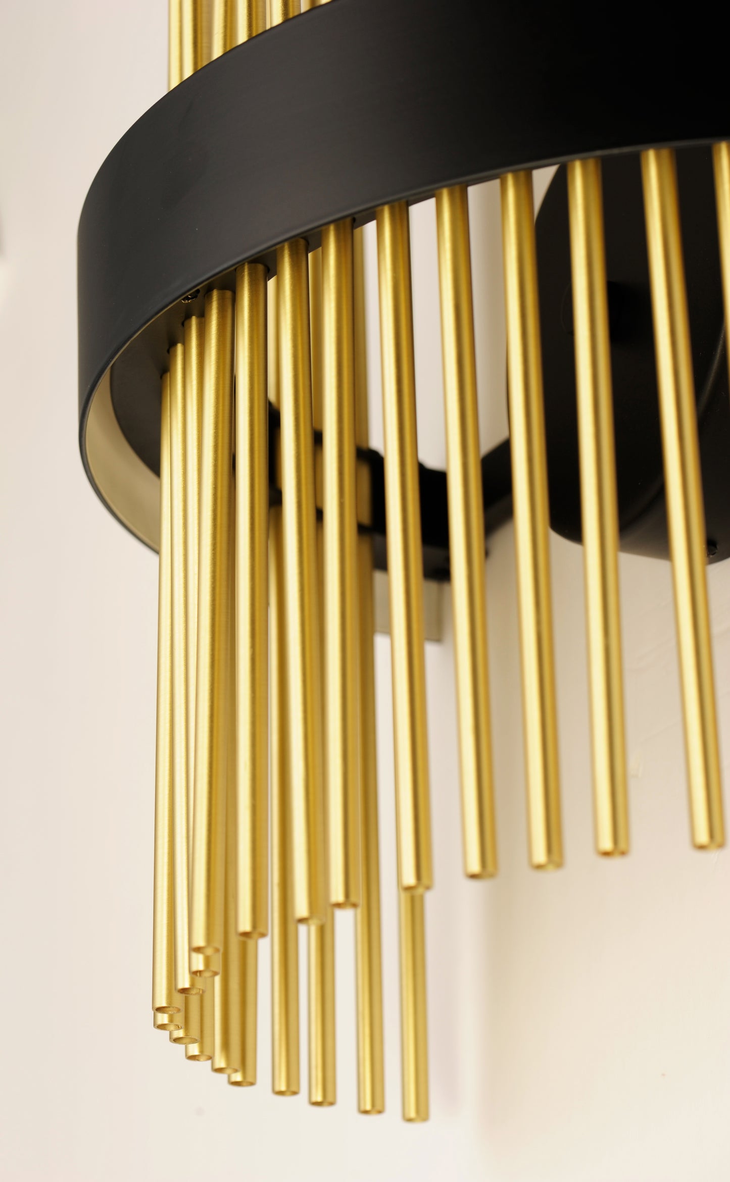 E34201-BKSBR - Chimes WiZ 15" Wall Sconce - Black / Satin Brass