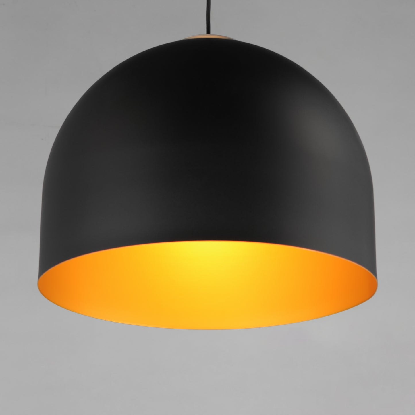 E34606-54BKGLD - Foster 20" Pendant - Black / Gold