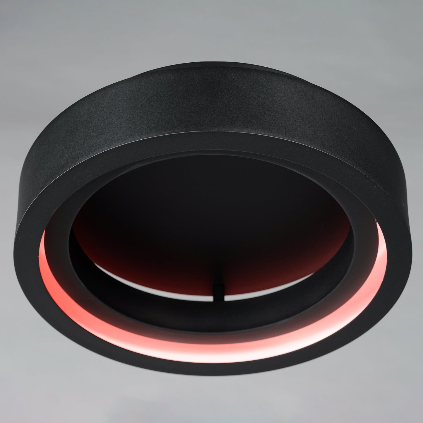 E35100-BK - iCorona WiZ 18" Flush Mount Ceiling Light - Black
