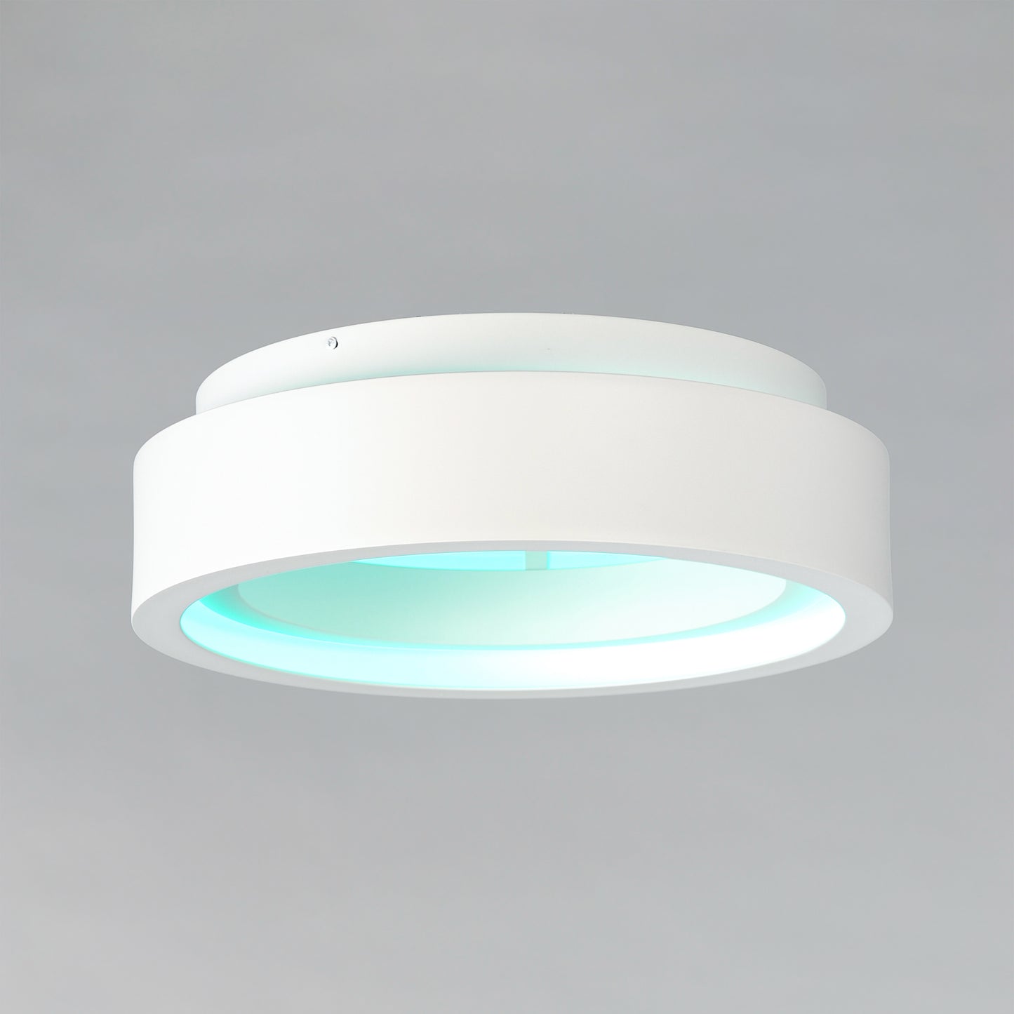 E35100-MW - iCorona WiZ 18" Flush Mount Ceiling Light - Matte White