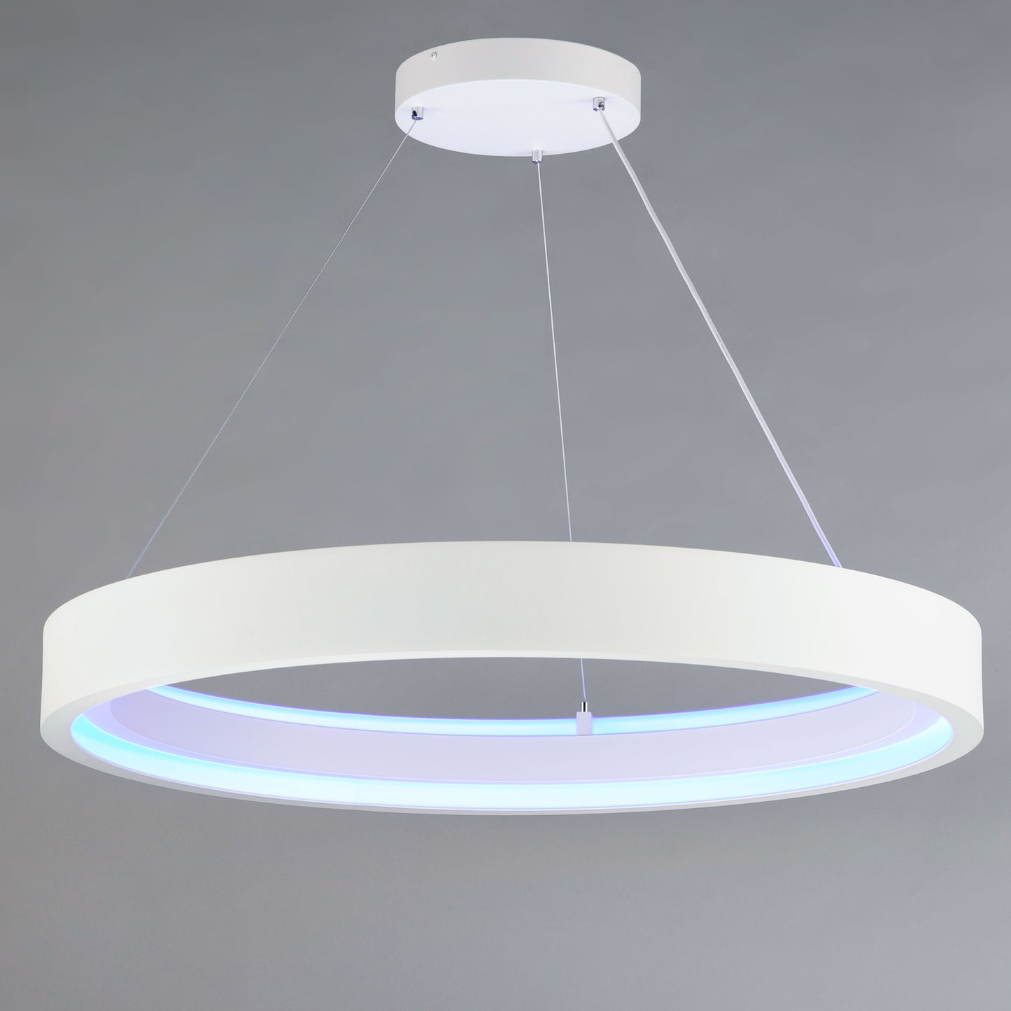 E35106-MW - iCorona WiZ 37" Pendant - Matte White