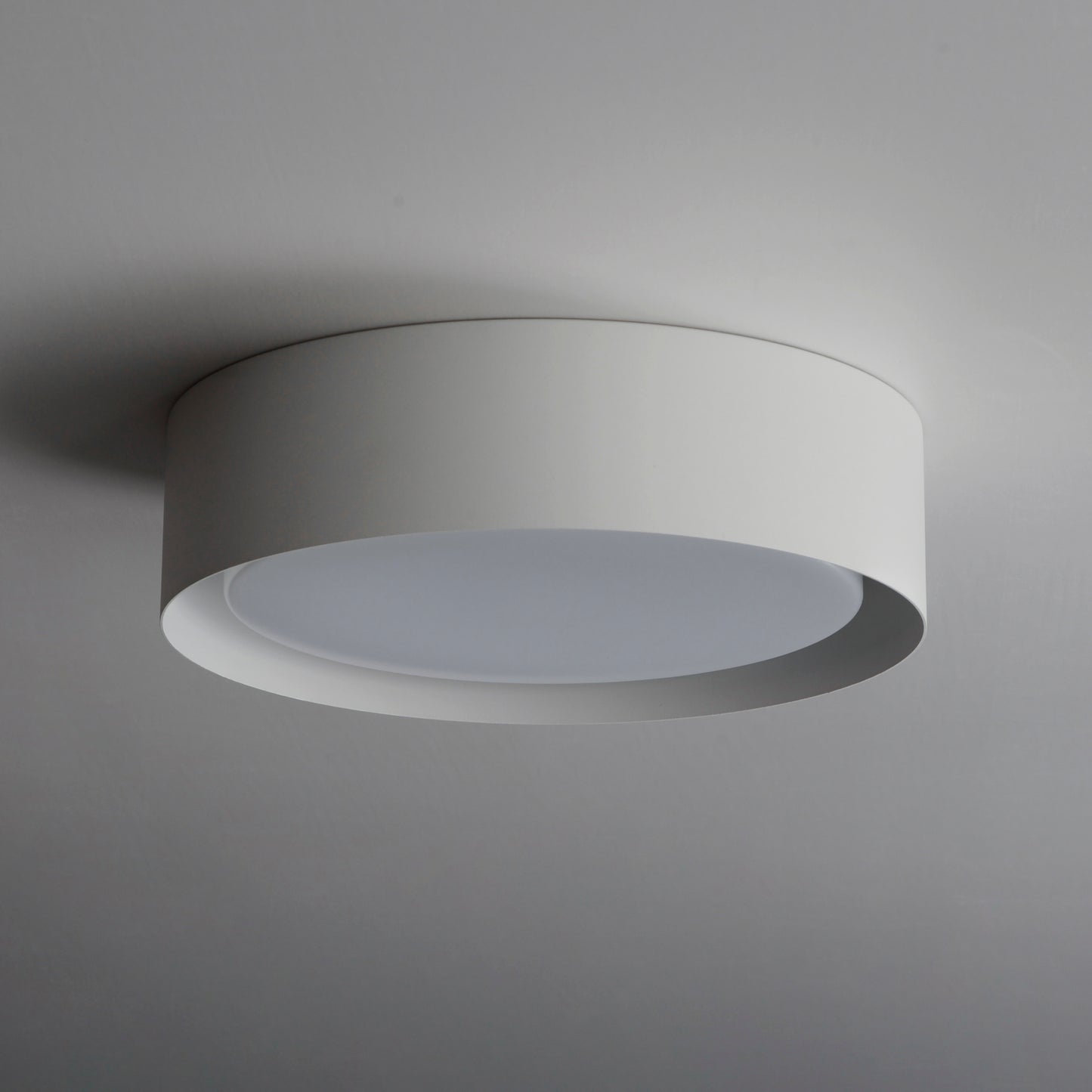 E51010-WT - Echo 13" Flush Mount Ceiling Light - White