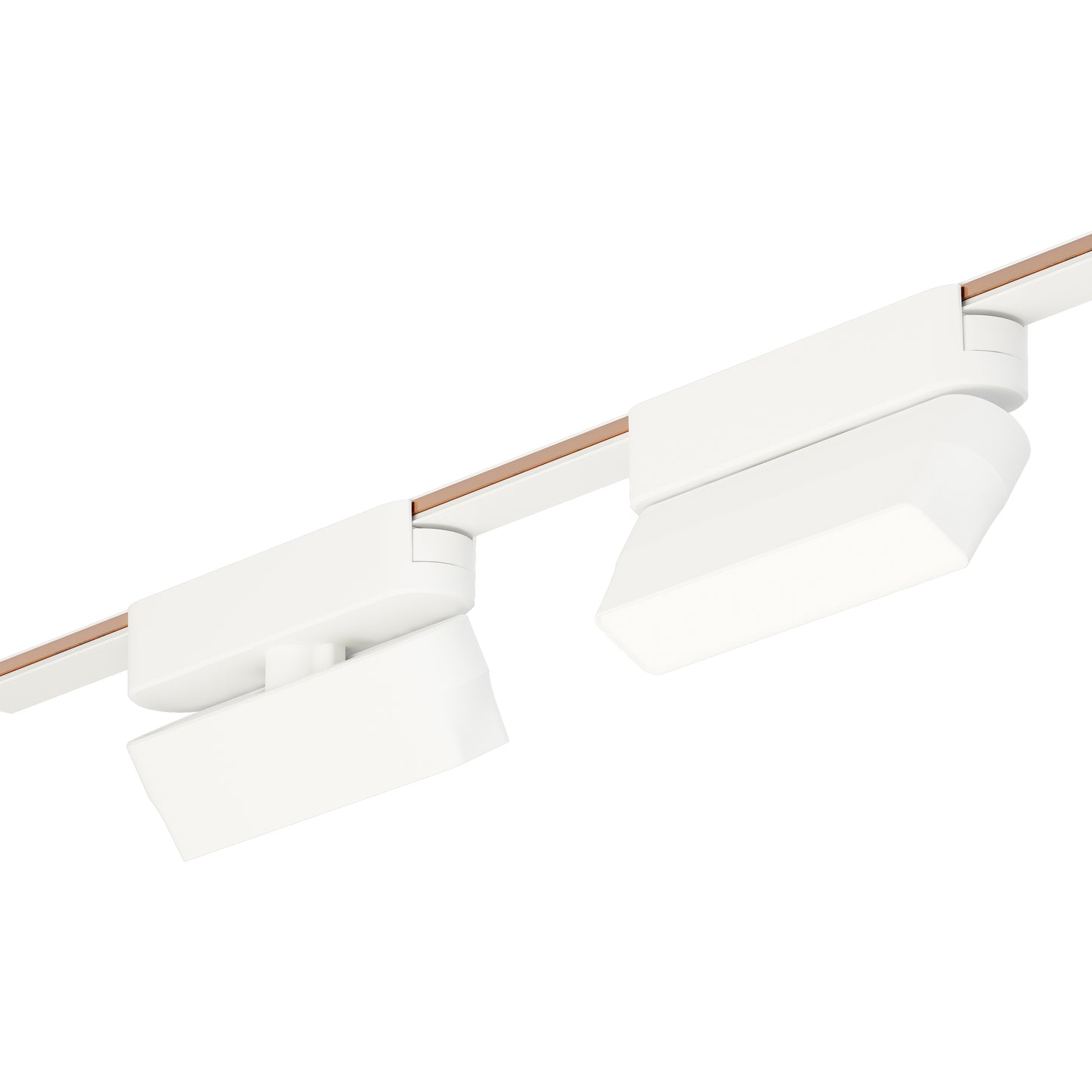 ETL25212-WT - Continuum Track Light Gimbal Flat - 4.5" - White