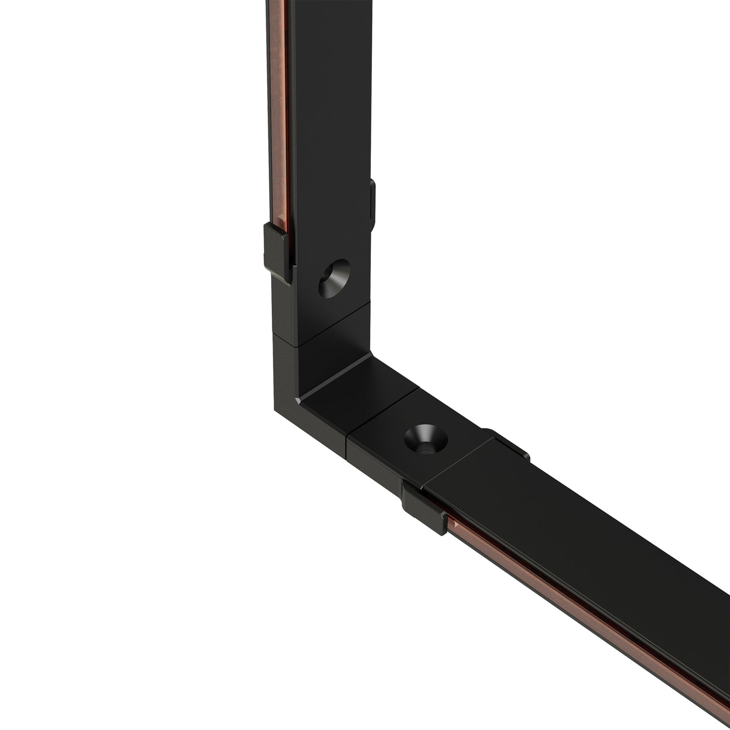ETMSC90-W2C-BK - Continuum Track Wall To Ceiling Connector - Black