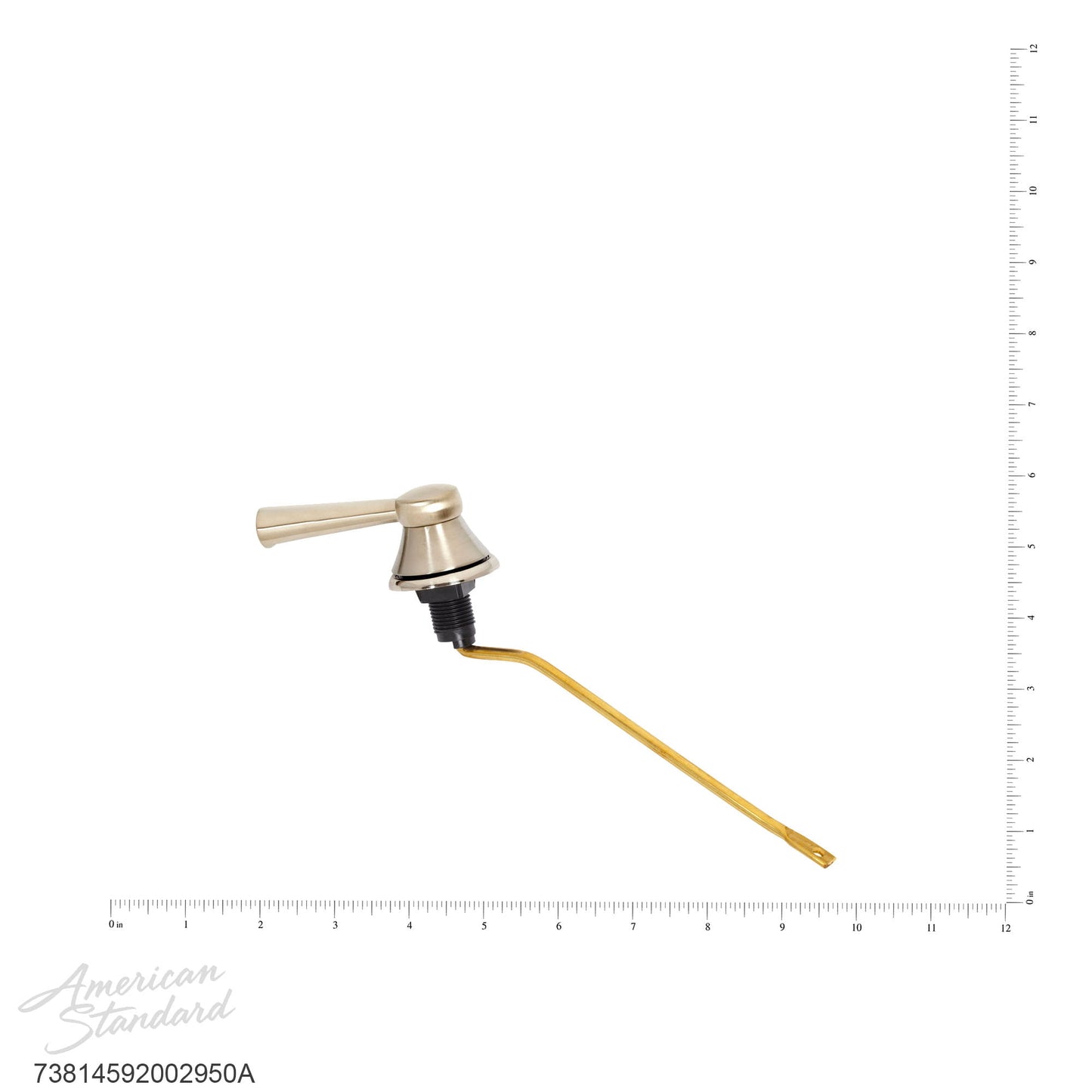 7381459-200.2950A - Left Hand Trip Lever Assembly for Esteem and Heritage VorMax - Brushed Nickel
