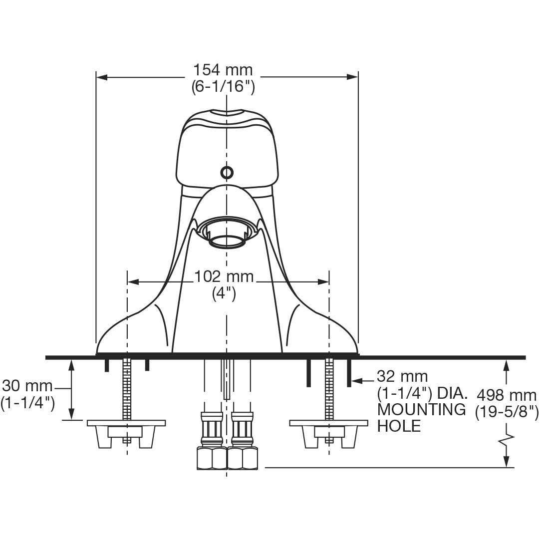 7385000.002 - Reliant 3 4" Centerset Single-Handle Bathroom Faucet with Drain - Chrome