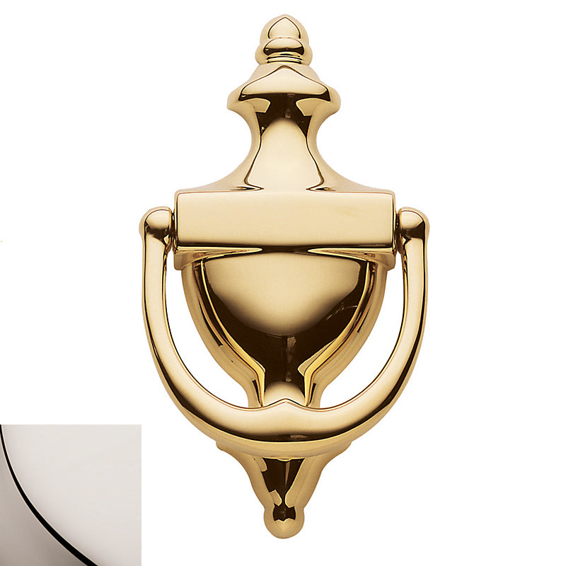 Baldwin 0102 - 6-1/2" Solid Brass Colonial Door Knocker