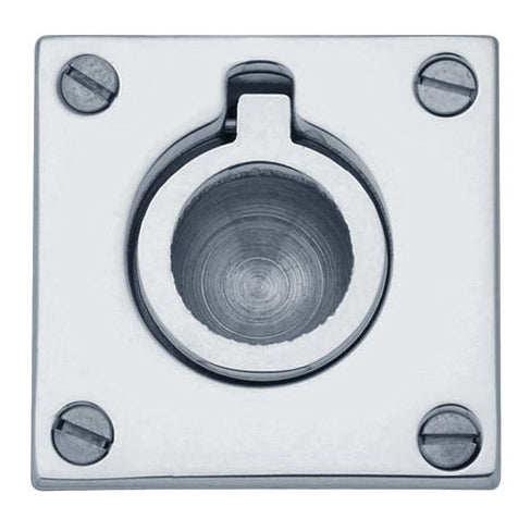 Baldwin 0393 - 1-5/8" x 1-5/8" Flush Ring Pull