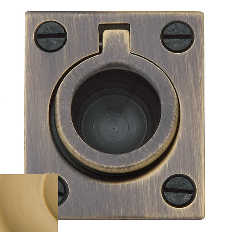 Baldwin 0392 - 1-1/4" x 1-1/2" Flush Ring Pull
