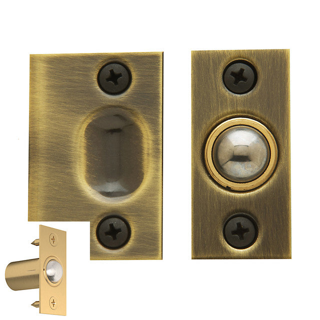 Baldwin 0426 - 1" x 2-1/8" Solid Brass Adjustable Ball Catch / Extended Strike