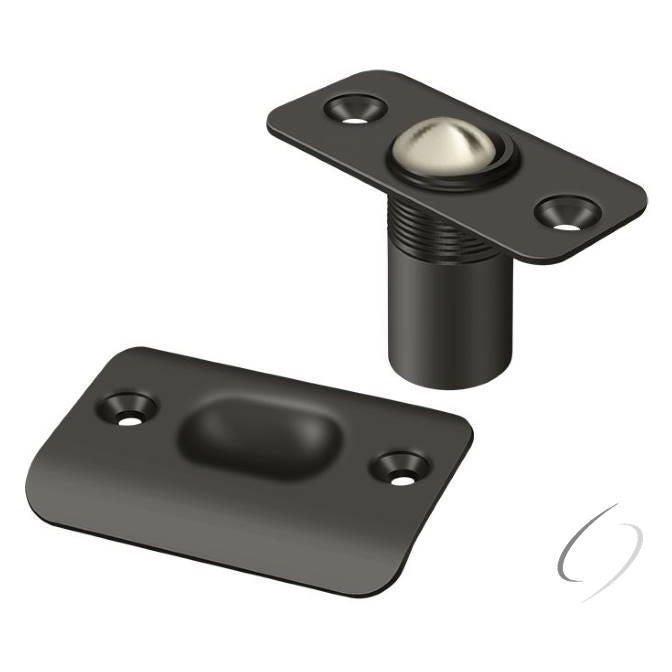 BC218RU10B Ball Catch; Round Corners; Oil Rubbed Bronze Finish