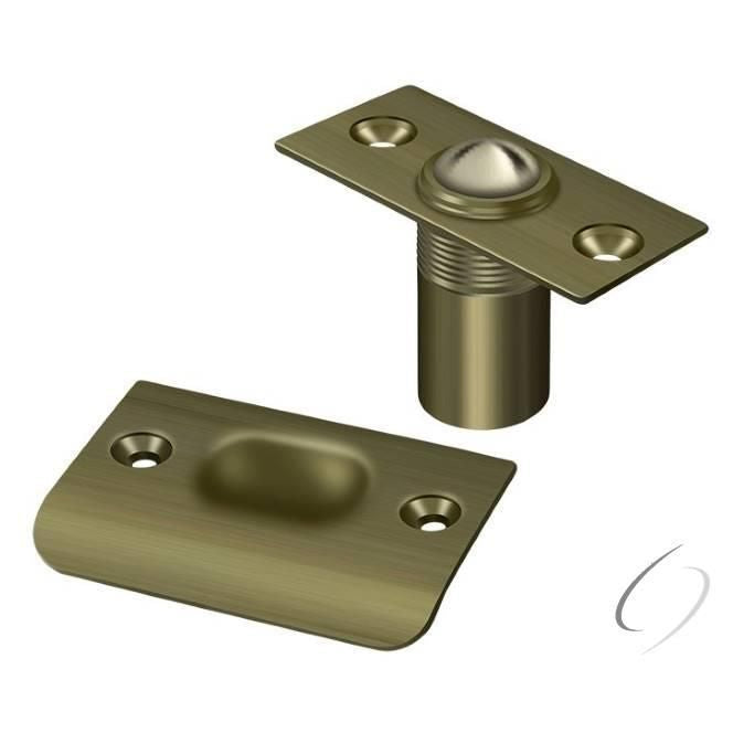 BC218U5 Ball Catch; Antique Brass Finish