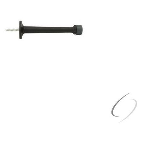 BDS425U10B 4" Baseboard Door Bumper; Solid Brass; Oil Rubbed Bronze Finish