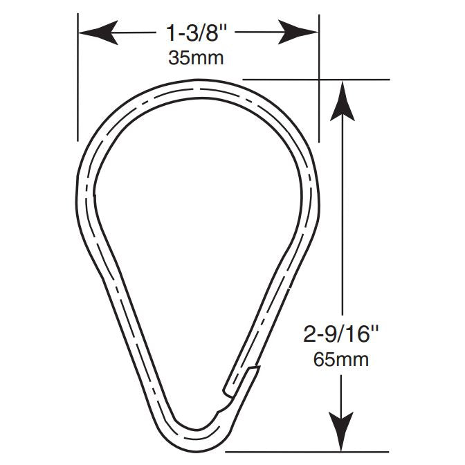 Bobrick 204-1 - Shower Curtain Hook