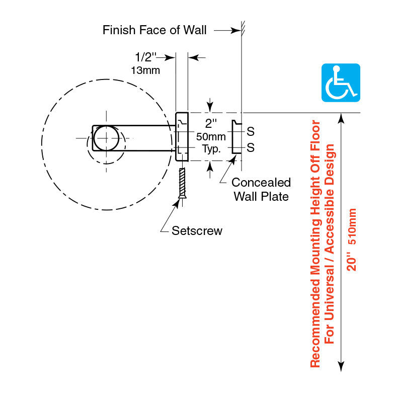 Bobrick 6867 - Surface Mounted Dual-Roll Toilet Tissue Dispenser in Satin Stainless Steel