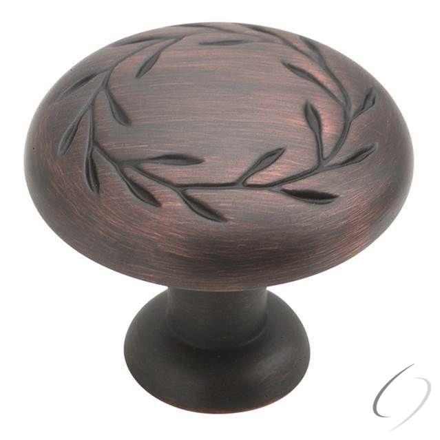 Amerock BP1581ORB 1-5/16" (33 mm) Nature's Splendor Inspirations Cabinet Knob Oil Rubbed Bronze Fini