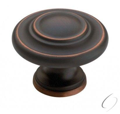 Amerock BP15862ORB 1-3/4" (44 mm) Diameter Inspirations Cabinet Knob Oil Rubbed Bronze Finish