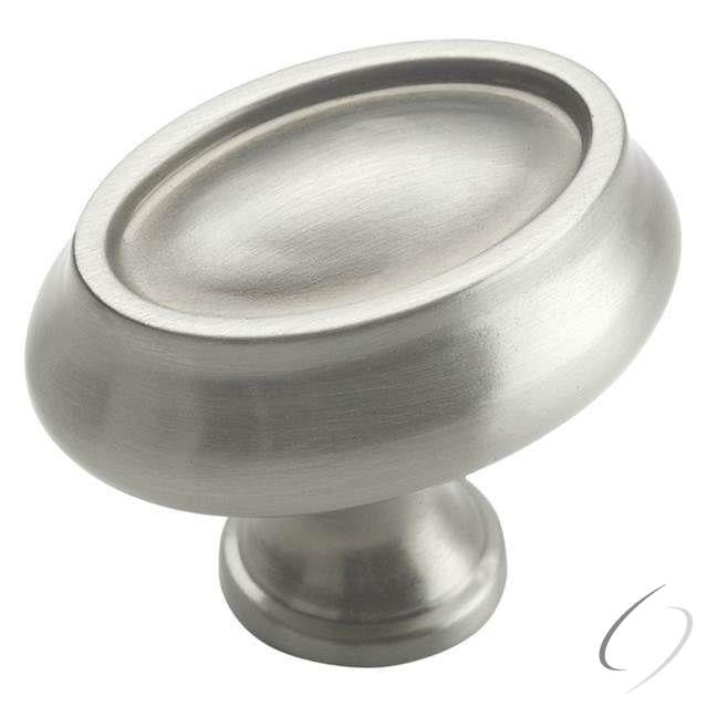 Amerock BP26127G10 1-1/2" (38 mm) Manor Cabinet Knob Satin Nickel Finish