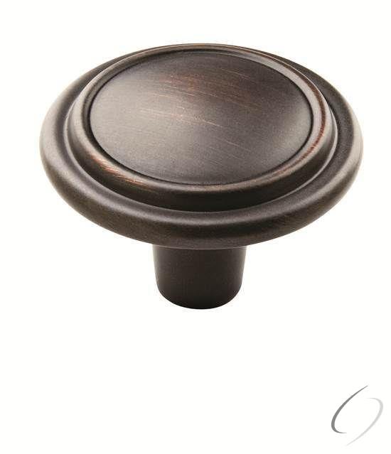 Amerock BP29113ORB 1-1/4" (32 mm) Diameter Allison Value Cabinet Knob Oil Rubbed Bronze Finish