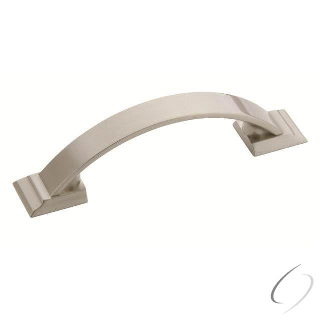 Amerock BP29349G10 3" (76 mm) Center to Center Candler Cabinet Pull Satin Nickel Finish