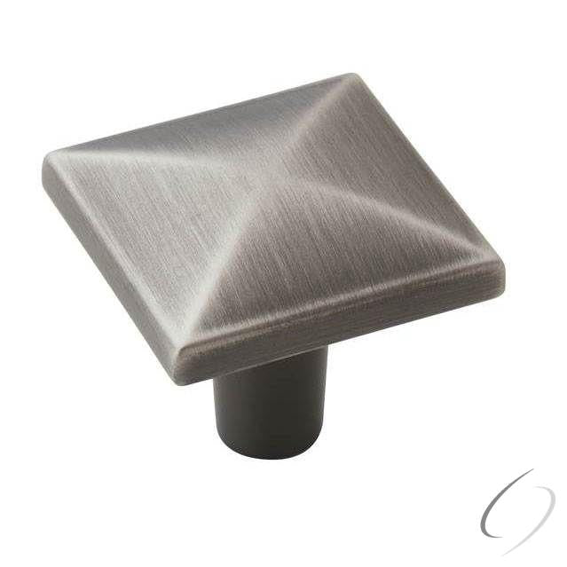 Amerock BP29370AS 1-1/8" (29 mm) Extensity Cabinet Knob Antique Silver Finish