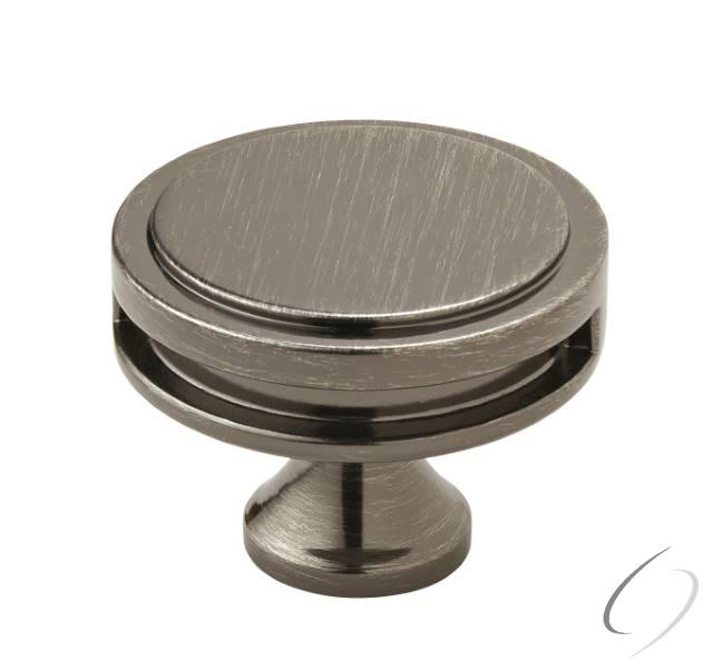 Amerock BP36604GM 1-3/4" (44 mm) Oberon Cabinet Knob Gunmetal Finish