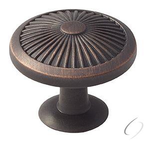 Amerock BP36613ORB 1-3/8" (35 mm) Diameter Crawford Cabinet Knob Oil Rubbed Bronze Finish