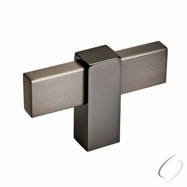 Amerock BP36720BBNBN Mulino T-Knob Cabinet Knob Black Satin Nickel by Black Nickel Finish