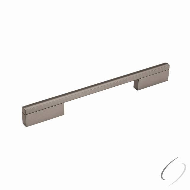 Amerock BP36736BBN Separa Cabinet Pull with 8" Center to Center Black Satin Nickel Finish