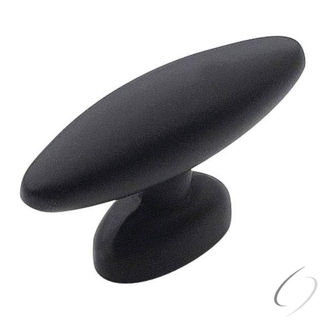 Amerock BP4476FB 1-9/16" (40 mm) Allison Value Basic Metals T-Cabinet Knob Flat Black Finish