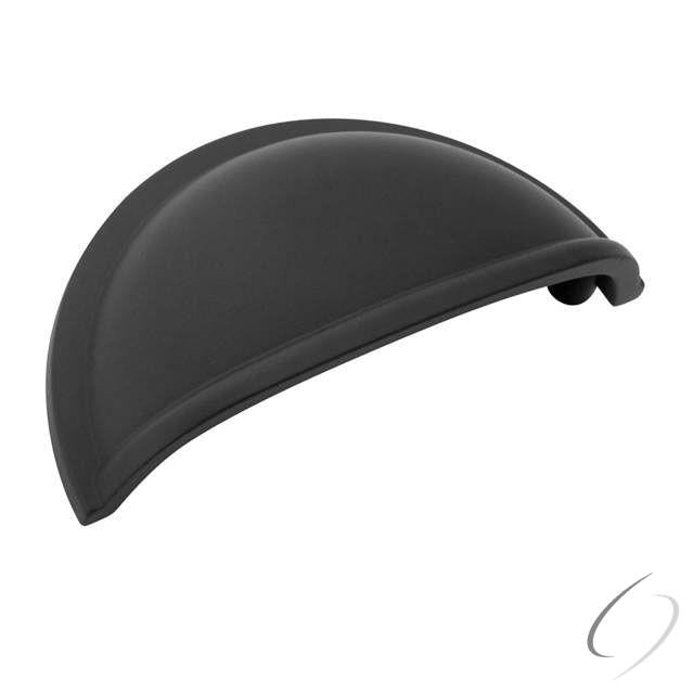 Amerock BP53010FB 3" (76 mm) Center to Center Allison Cabinet Cup Pull Flat Black Finish