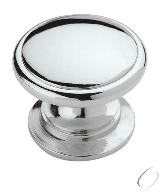 Amerock BP5301226 1-1/4" (32 mm) Diameter Allison Value Cabinet Knob Bright Chrome Finish