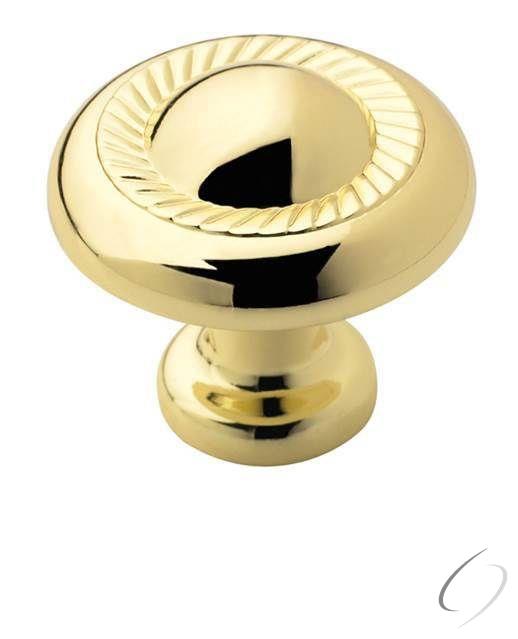Amerock BP530223-10PACK Pack of 10 1-1/4" (32 mm) Diameter Allison Value Cabinet Knob Bright Brass F