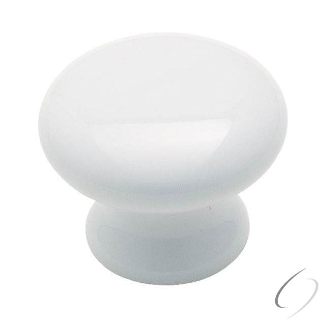 Amerock BP532254 1-3/16" (46 mm) Allison Value Oversized Cabinet Knob White Finish
