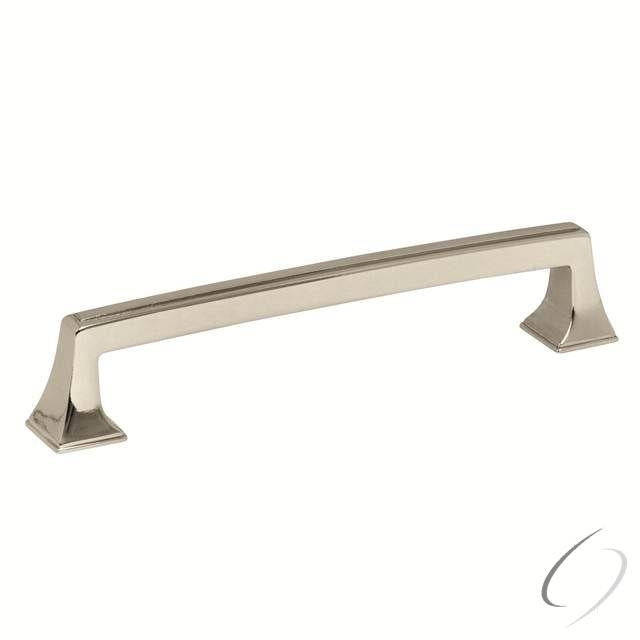 Amerock BP53530PN 6-5/16" (160 mm) Center to Center Mulholland Cabinet Pull Bright Nickel Finish
