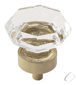 Amerock BP55268CBBZ 1-5/16" (33 mm) Diameter Traditional Classics Cabinet Knob Crystal / Golden Cham