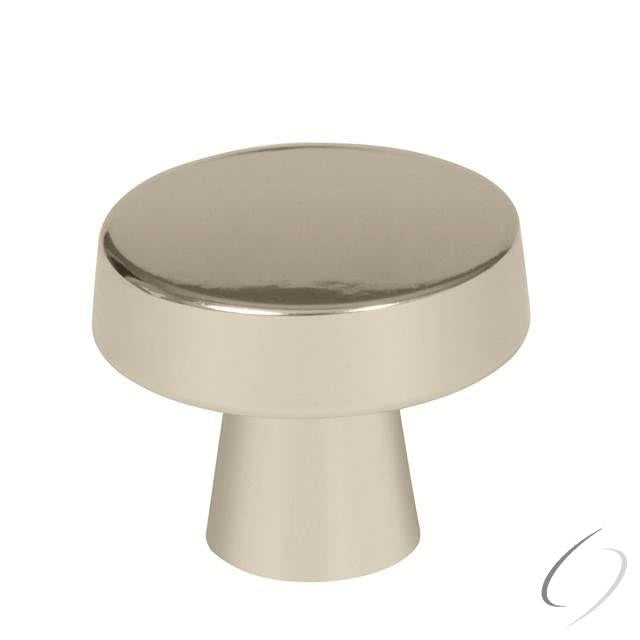 Amerock BP55270PN 1-5/16" (33 mm) Diameter Blackrock Cabinet Knob Bright Nickel Finish