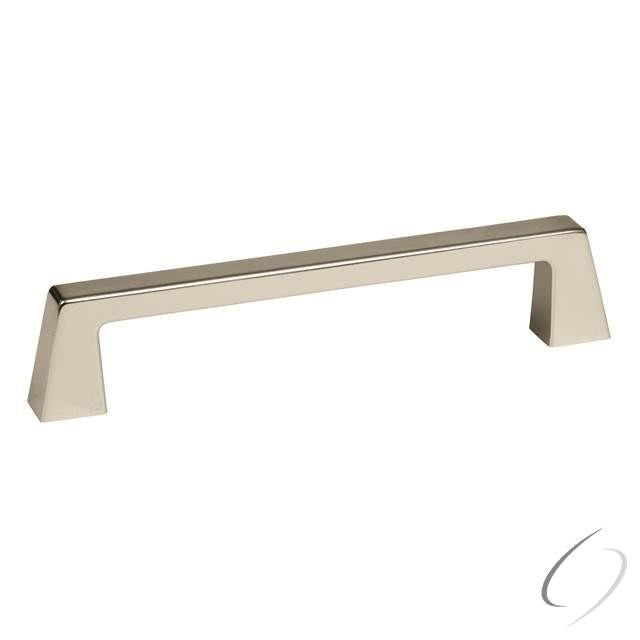 Amerock BP55277PN 5-1/16" (128 mm) Center to Center Blackrock Cabinet Pull Bright Nickel Finish