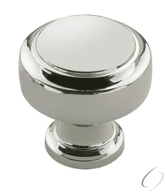 Amerock BP55312PN 1-3/16" (30 mm) Highland Ridge Rectangular Cabinet Knob Bright Nickel Finish