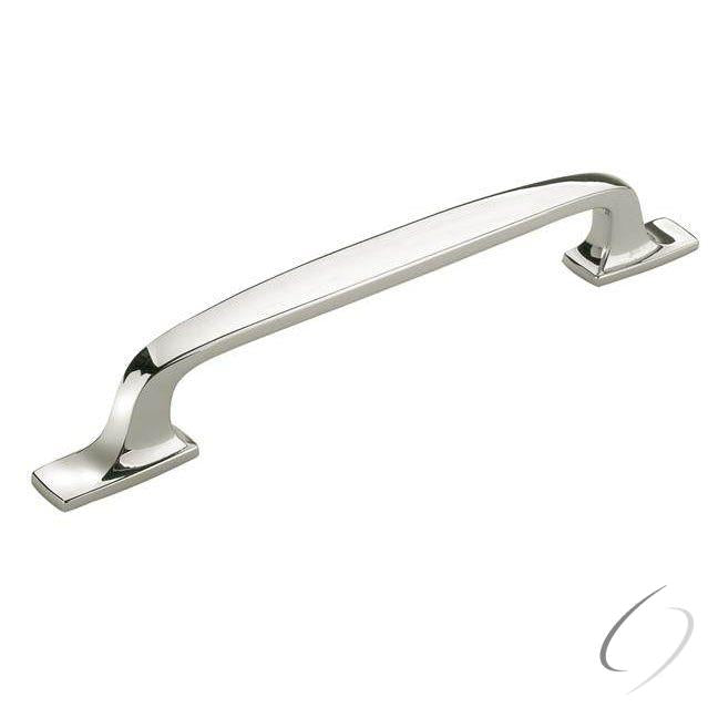 Amerock BP55322PN 8" (203 mm) Center to Center Highland Ridge Appliance Pull Bright Nickel Finish