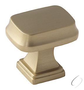 Amerock BP55340BBZ 1-1/4" (32 mm) Revitalize Rectangular Cabinet Knob Golden Champagne Finish