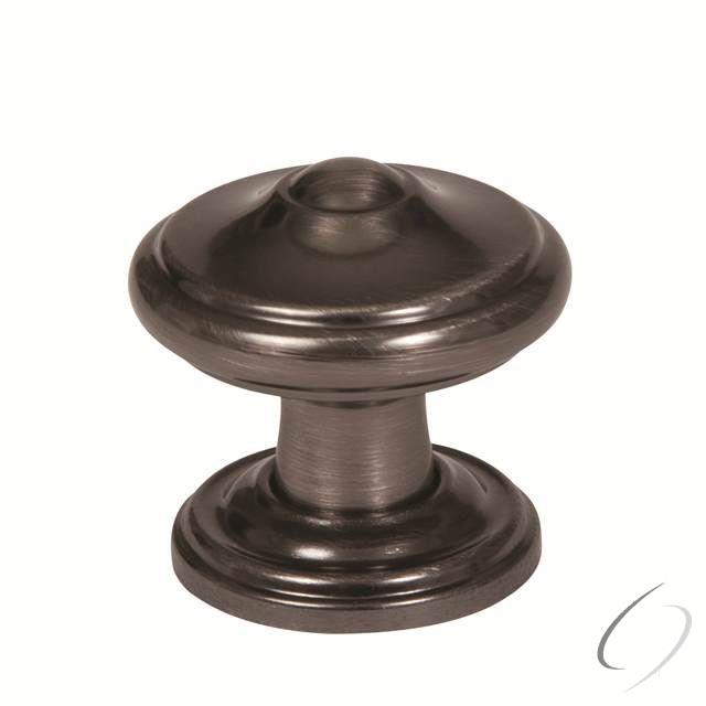 Amerock BP55341GM 1-1/4" (32 mm) Diameter Revitalize Cabinet Knob Gunmetal Finish
