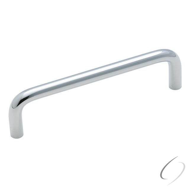 Amerock BP7631226 4" (102 mm) Center to Center Brass Wire Cabinet Pull Bright Chrome Finish