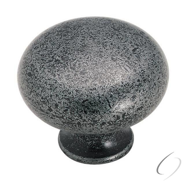 Amerock BP771WI 1-1/4" (32 mm) Diameter Traditional Classics Cabinet Knob Wrought Iron Finish