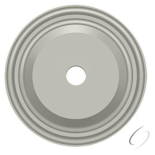 BPRC150U15 Base Plate for Knobs; 1-1/2" Diameter; Satin Nickel Finish