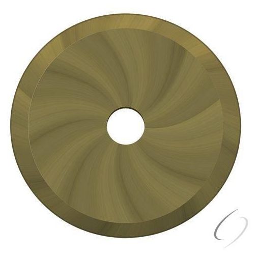 BPRK125U5 Base Plate for Knobs; 1-1/4" Diameter; Antique Brass Finish