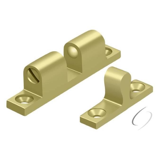 BTC10U3 Ball Tension Catch 1-4/5" x 3/10"; Bright Brass Finish
