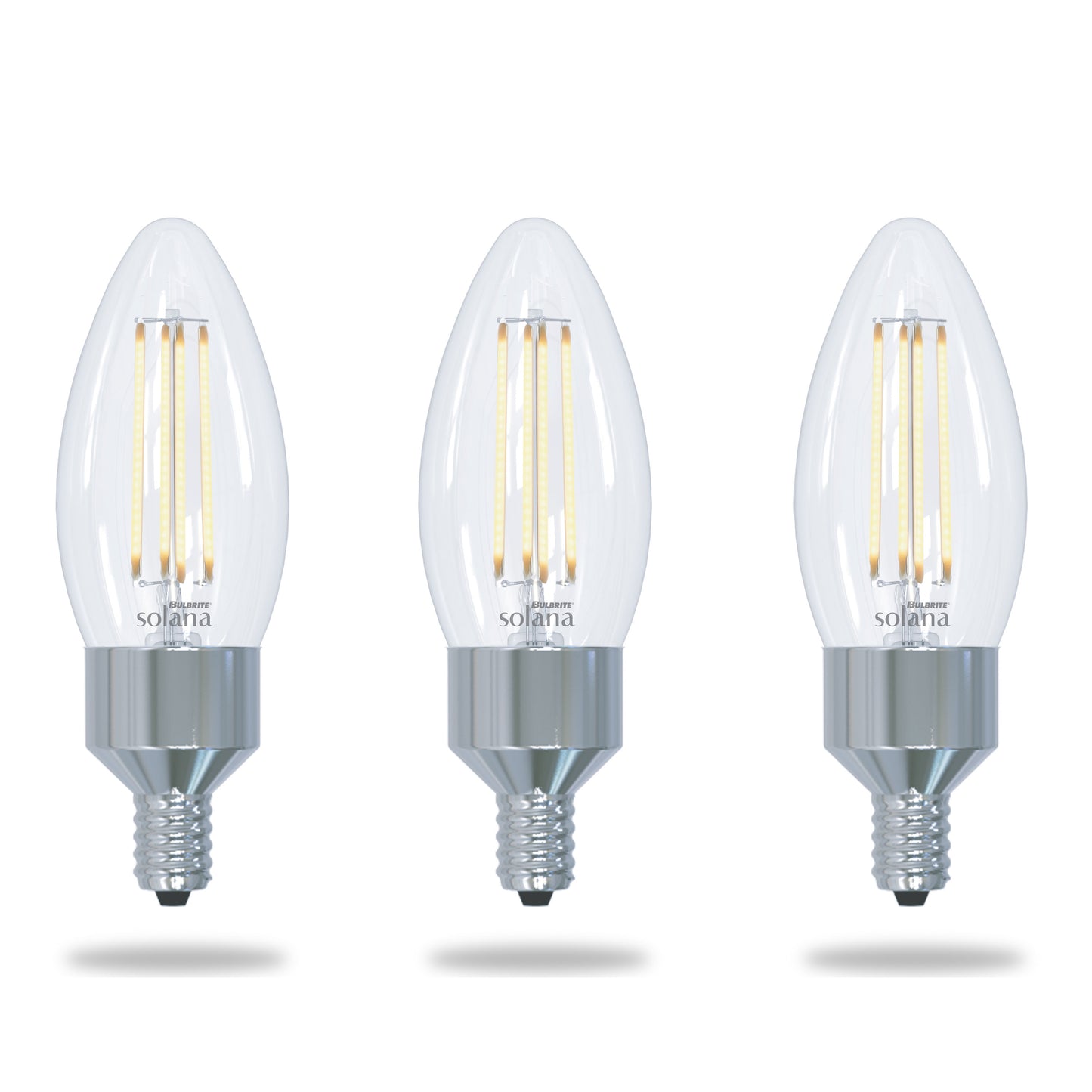 292115 - Wi-Fi Smart Tunable White B11 LED Light Bulb - 4 Watt - 2200K-6500K - 3 Pack