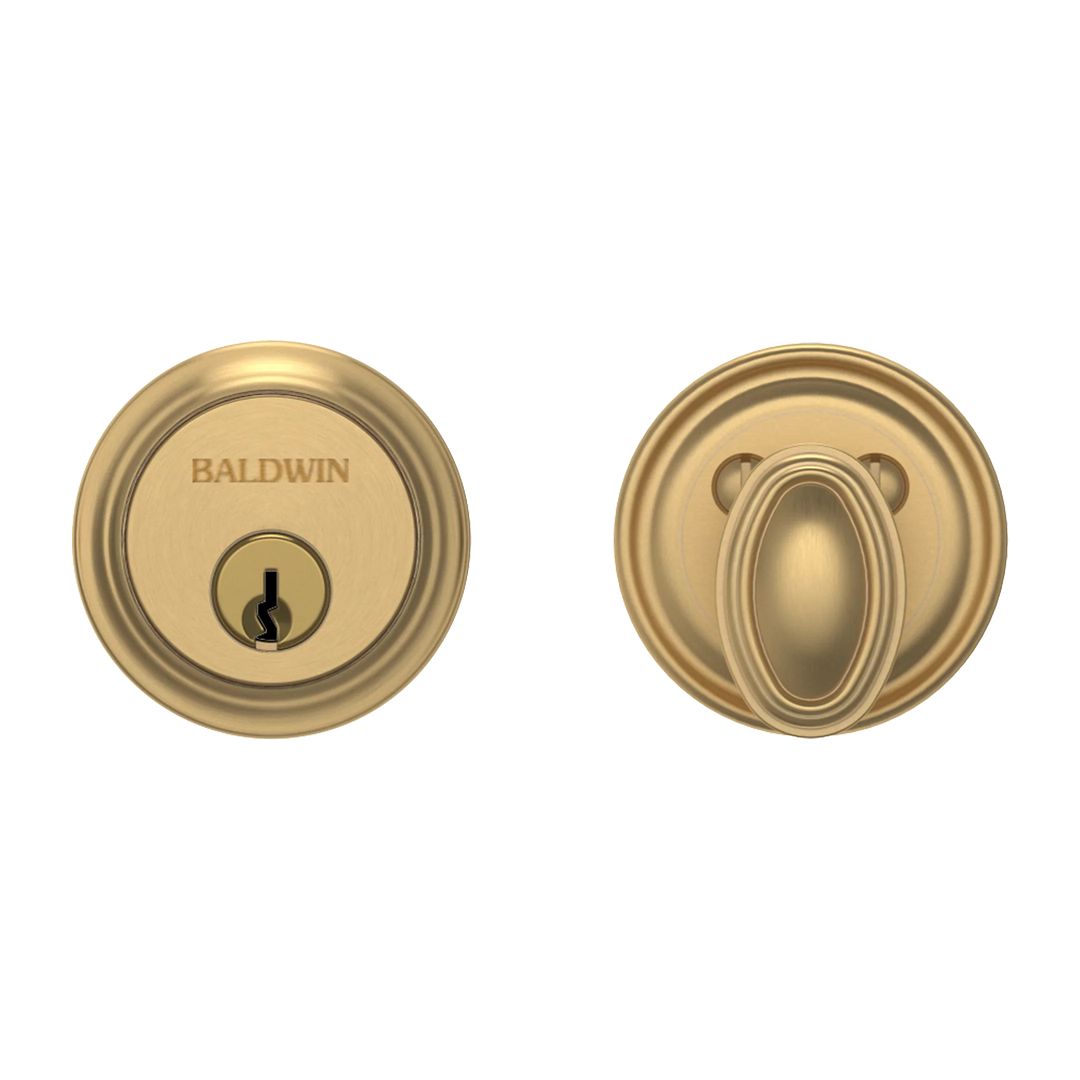 8031 - Solid Brass Traditional Single Cylinder Deadbolt