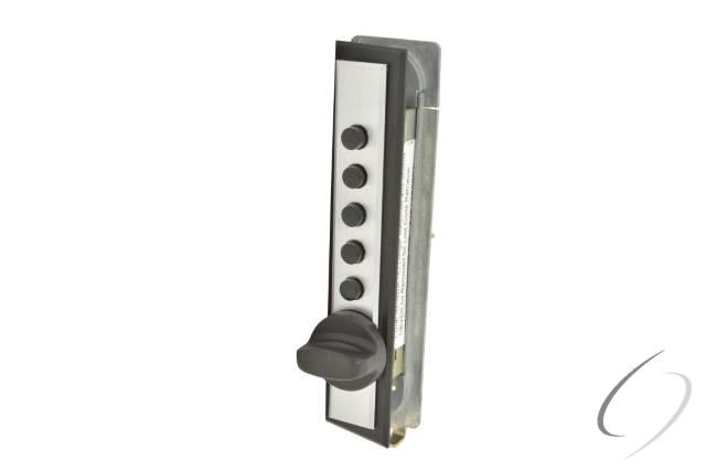 Kaba Simplex C960226D Cabinet Lock; Wood Application; End Throw; Spring Latch; with Trim; Ball Beari